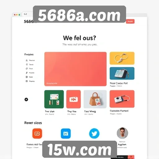 Análise da interface do usuário do site 5686a